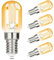 GBLY 4er pack E14 LED Warmweiss Glühbirne - T22 Vintage LED Lampen 2W Retro Edison Sockel Birne 2700K Warmweiß Leuchtmittel Energiesparlampe E14-Fassung Kühlschranklampe Nicht Dimmbar Light Bulb