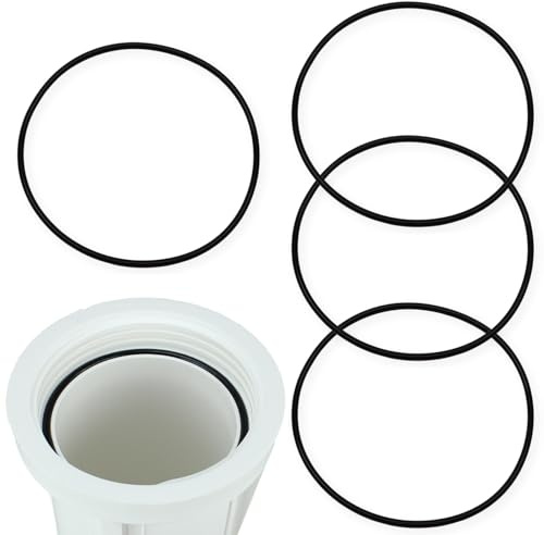 Captain O-Ring – Replacement 3.5” O-Rings for APEC Essence, Ultimate Reverse Osmosis RO Water Filter Housings (4 Pack) (Version B (O-Ring-Set-B))