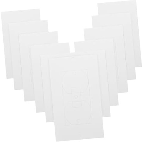 Steckdosenisolierungspads für Wandplatten, EVA Schaum, Weiß