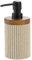 Douceur d'Intérieur, Dispenser di Sapone (Diametro 8 x 17 cm) Niagara, Colore Naturale, poliresina e Acacia