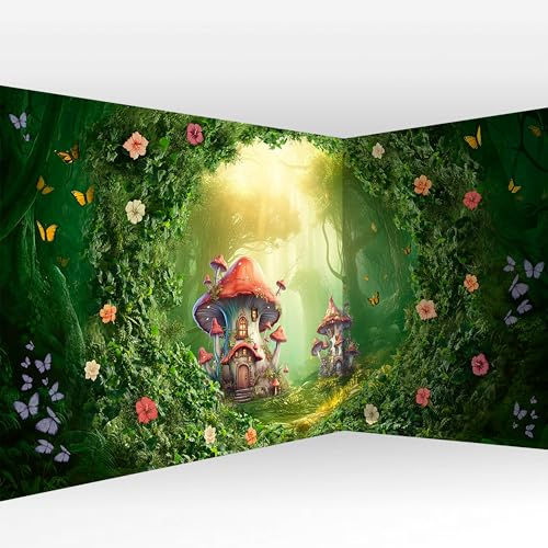 murando Eckfototapete Kinderzimmer 550x250 cm Vlies Tapeten Wandtapete XXL Moderne Fototapete Wanddeko Design Wand Dekoration Wohnzimmer Schlafzimmer Büro Flur Natur Landschaft c-C-10112-a-a
