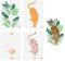 FINGERINSPIRE 4 Stück Geschichtete Tiger Schablonen Zum Malen 21x29.7 cm Große Tiger Muster Zeichenvorlage Kunststoff PET Tropische Blätter Malschablone Ausgehöhlte Tier Themen Vorlage Für Heimwerker