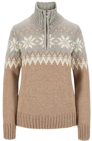 Dale of Norway Myking Damen Pullover - Pullover für Frauen - Pullover aus 100% Merinowolle - Moderne Feminine Passform Damen Pullover - Damen Pullover mit Detaillierten Mustern