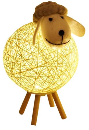 UPKOCH Usb Schaf Nachtlampe Dekoratives Led Licht Neuheit Lammlampe Warmes Licht Usb Betrieben Für Schlafzimmer Kinderzimmer