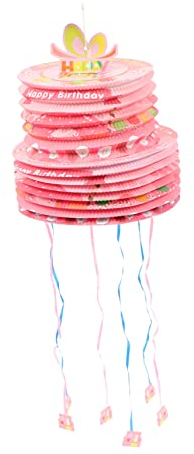 Hohopeti Mini-pull-pina Outdoor-spielsets Für Kinder Party Outdoor- Kinderspielset Im Freien Mit Farbigem Gefülltes Spielzeug Taco- Papier Plüschtier Rosa Schokolade