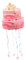 Hohopeti Mini-pull-pina Outdoor-spielsets Für Kinder Party Outdoor- Kinderspielset Im Freien Mit Farbigem Gefülltes Spielzeug Taco- Papier Plüschtier Rosa Schokolade