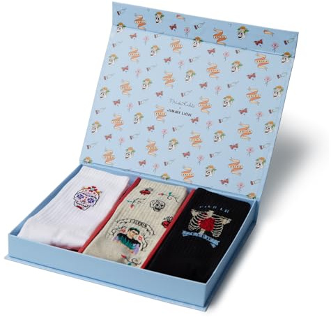 Jimmy Lion - Geschenkboxen Socken Athletic Frida. Packung mit 3 Paaren Sportlich Stil, Socken, Größe 36-40.