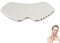 Gua Sha Stein Edelstahl,Metall Gua Sha Schaber mit Zähnen,Guasha Scraping Massage Tool für Gesicht Augen Hals Körper,Body Gua Sha Gesichtsschaber Schönheitswerkzeug zur Hautpflege Geschenk (Silber)
