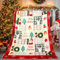 SEPGLITTER Weihnachtsdecke mit Karomuster, Flauschige Weihnachtsdecke Weihnachts Sofadecke, Warme Kuschelige Decke mit Weihnachtsmuster für Feiertagsdekoration, Geschenk, Schlafsofa und Büro