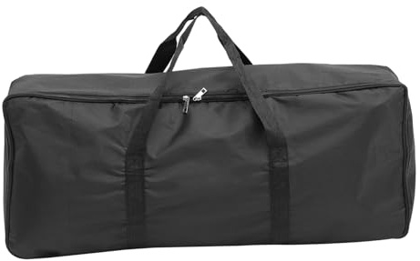 TOYANDONA BBQ Tool Storage Bag: Portable Oxford Cloth Grill Organizer with Zipper, Lightweight Grilling Pouch for Outdoor Cooking, Camping, Tailgating
