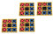 Vaguelly 4 Stück xo Schach Kleinkindspielzeug Kinderspielzeug Spiele für draussen zappeln pädagogisches Brettspiel Kindergeschenk interaktives Brettspiel interaktives Spiel Eva