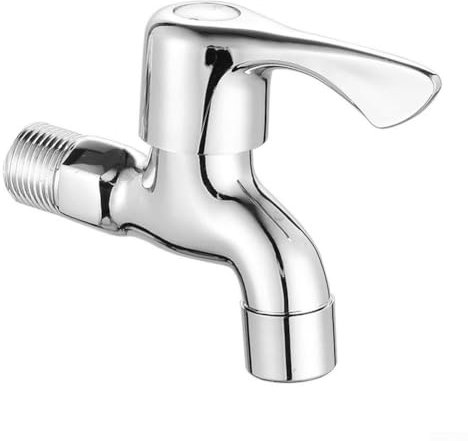 Rubinetto del bagno dell'acciaio inossidabile con il supporto della parete per la convenienza della lavatrice (2 #)