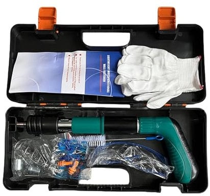 TIEOAXFT Handheld Powerful Concrete Nail Gun，Dedicated Mini Nailer Wall Concrete Nail Gun，Flooring Roofing Framing Palm Gun(2)