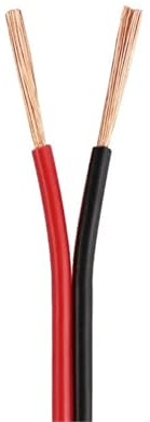 IZHAOGJING Cable Electrico, Cables Electricos Cable eléctrico de Cobre Desnudo con Aislamiento de PVC, 10 m, RVB, Rojo y Negro, 2 Pines, 12, 14, 16, 18, 20 y 22 AWG(10 Meters_16AWG 1.0MM2)