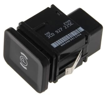 Handbremsknopf für VW Für Passat R36 2005 2006 2007 2008 2009 2010 2011 Elektronischer Handbremsschalter Auto-Parkbremse Start-Stopp-Schalter 3C0927225C 3C0927225B