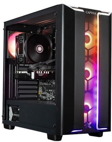 Captiva PC Highend Gaming R94-142 | AMD Ryzen 7 5700X | 32GB DDR4 RAM | NVIDIA GeForce RTX 5070 12GB | 1 TB SSD | ohne OS