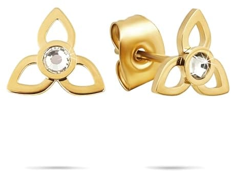 Tamaris Ohrstecker für Damen, Damen Ohrschmuck wasserfest aus Edelstahl