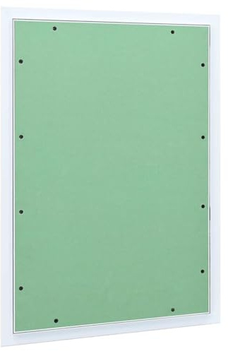 LoogCape Zugangsklappe Grün Silber 55 x 75 cm aus Aluminium Gipskarton für Innen- und Außenbereich langlebig feuerfest