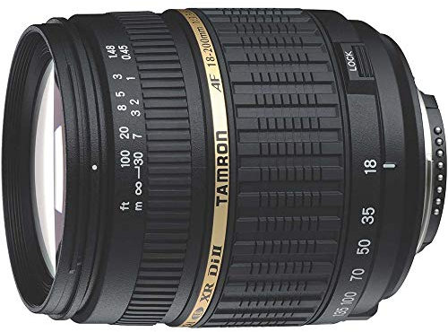 Tamron A14NII AF 18-200mm F/3.5-6.3 Di II XR - Objetivo (LD, Aspherical (IF) Macro, SLR, 16/13, 3.5 - 6.3, Nikon, Negro, 7,44 cm ) - [Importado de Francia]