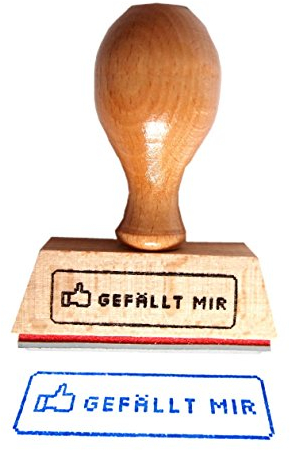 GEFÄLLT-MIR-STEMPEL das Original made in Germany