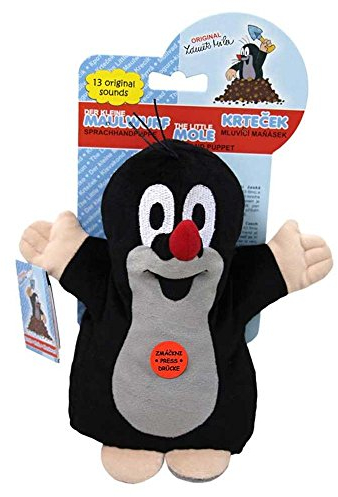 Trullala Sprach-Handpuppe, der kleine Maulwurf, aus der ''Sendung mit der Maus'', 20 cm