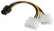 VulTech SC10903 Molex to PCI Express Cavo Adattatore Alimentazione, 6 Pin, 15 cm, Multicolore