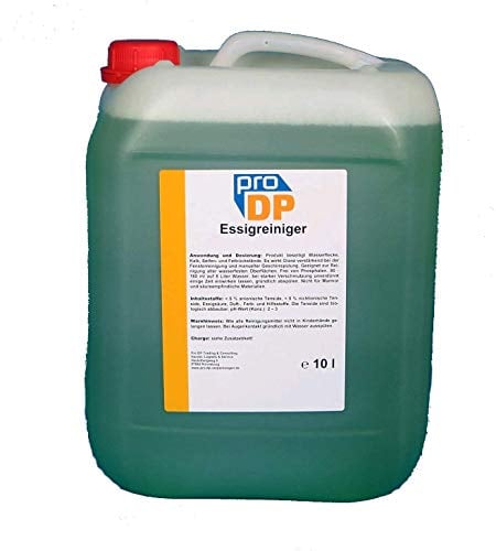 10l Profi Essigreiniger Kalklöser Essig Universalreiniger Sanitärreiniger Konzentrat phosphatfrei - Made in Germany