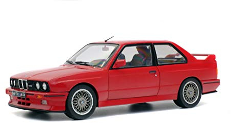Solido BMW M3 E30 (rot) – Hochwertiges Diecast Modellauto im Maßstab 1:18, detailgetreue Nachbildung des legendären Sportwagens für Sammler & Auto-Enthusiasten