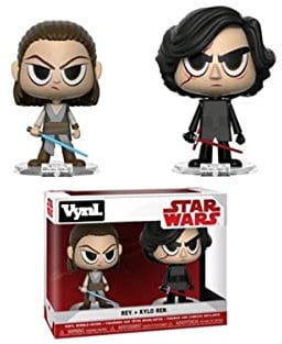 Figuren 2er-Pack Rey und Kylo Ren 9Cm