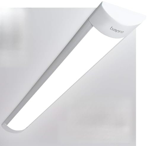 60cm 20W Tubos Led Techo Regulable por Interruptor (6500K-300K-4000K) Fluorescente Luz Cocina Barra LED Para Garaje Pantalla Lámpara de Techo, Armarios, Balcón, Cuarto, Cocina y Oficina