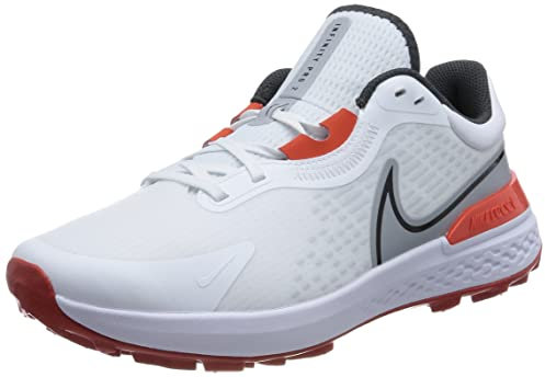 Nike Herren Infinity Pro 2 Sneaker, Weiß Schwarz Wolf Grau Picante Rot, 41 EU