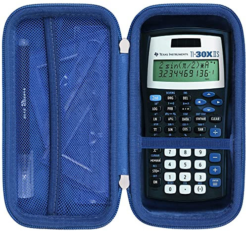 Khanka Engineering/Scientific Calculator Case (Blue) for Texas Instruments TI-30XIIS