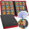 FunGuys Toploader Binder, Trading Card Binder Storage, 252 9 Pocket Top Loader Pokemon Binder, Card Collection for Yugioh, MTG, TCG, Card Folders for Trading Cards