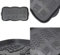 Rubber Shoe Drip Door Mat 41x81cm Multifunctional Boot Storage Tray Heavy Duty Rubber Back Indoor Outdoor Black