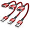 RUXELY USB Data Blocker Adapter 3Pack,Charge Only Type-A Cable,Data Blocking Defender,Protect Against Juice Jacking,USB Power Connector for iPhone 12 13 14,Galaxy S22 S23 S24 Ultra,A9 S9,iPad Air,Car