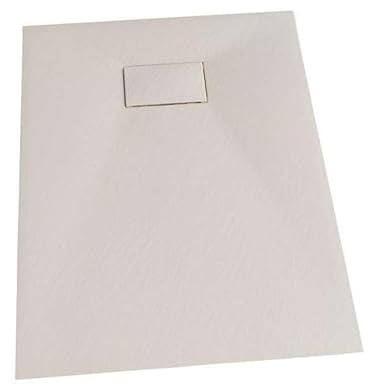 Sanotechnik Duschtasse Brausetasse 120 x 90 cm weiß Steinoptik - Duschwanne Duschtasse SMC Brausewanne Brausetasse Duschbecken Dusche Wanne Bad Badezimmer Weiß