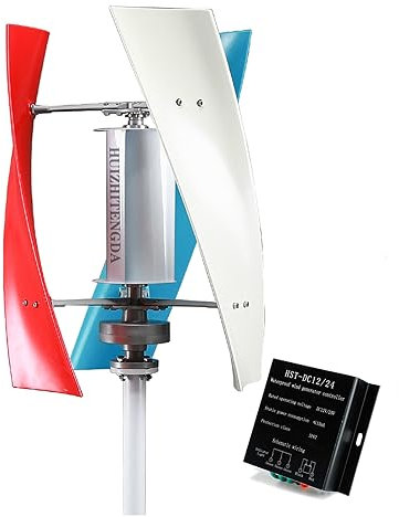 Kit generador de turbinas de energía eólica vertical de 10000W, sistema de almacenamiento de energía doméstico completo de 12v 24v 48V con controlador de carga con controlador de carga,220v