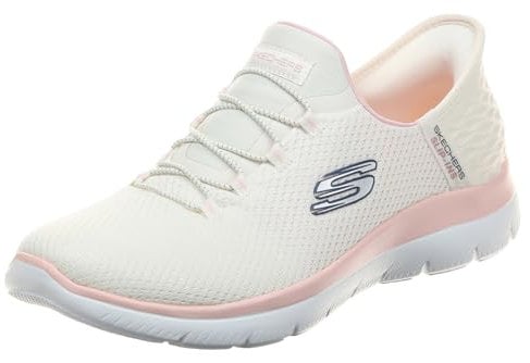 Skechers Slip-Ins Damen Sneaker Natur/Pink EU 36