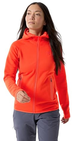 Arc'teryx Kyanite Hoody Damen Kapuzenpullover aus mittelschwerem Stretch-Fleece, neu gestaltet, Solaris, Größe S
