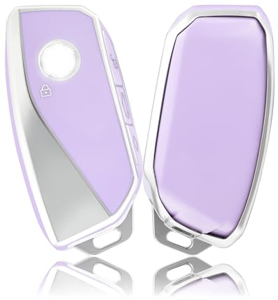 OFFCURVE Etui a Cle Voiture Coque Clé, Étui à Clés Couvre Clef Cache Clef Apte à BMW X7 X1 IX M5 I7 M Sport 7 Series 735Li 740