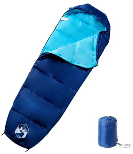 vidaXL Mumienschlafsack für Erwachsene Camping 3 Jahreszeiten