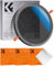K&F Concept Nano-K 58mm ND Filtro Variable ND2-32 y Filtro Polarizador CPL 2 en 1, ND2-32 Filtro Densidad Neutra &CPL Filtro Vidrio Óptico HD para Objetivo 58mm