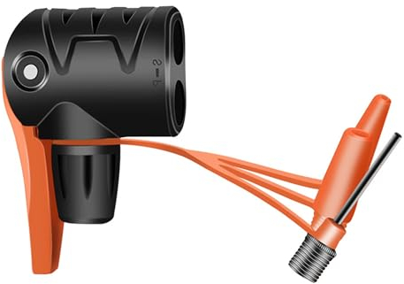 Hayaww Pumpenkopf Fahrradpumpe Ersatzpumpe Kopfstück Fahrradpumpen-Adapter Tragbarer Fahrrad-Mehrventilkopf Fahrradpumpenkopf für Fahrräder Ersatz Fahrradpumpen Adapter Fahrrad-Luftdüse