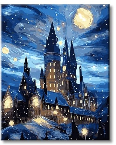 77iiAii Peinture par Numéros pour Adultes sur Toile Sans Plis - Kit de Bricolage Créatif pour Cadeau et Décoration de la Maison - 40 x 50 cm