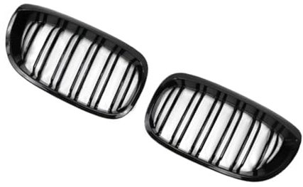 Rejilla de coche. Paragolpes delantero. Rejilla de carreras. Compatible con BMW E46 325Ci 330Ci 2003-2006. Rejilla negra brillante. Repuestos for coche(Nero)