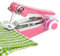 Macchina da cucire manuale: mini dispositivo da cucire portatile per principianti, comoda macchina da cucire portatile, strumento da cucito manuale portatile, multiuso per seta, tende, vestiti