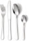 LAGUIOLE, Ménagère 24 pièces en inox 430, design élégant et moderne, 6 couteaux, 6 fourchettes, 6 cuillères, 6 cuillères à dessert, finition brillante, Taille : 24 pièces, Argent