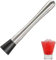 Ice Crusher Bar Stick, Stainless Steel Cocktail Muddler, Multi Functional Muddler with Grooved Head, for Crushing Ice Cubes Mashing Fruits Milk Tea Lemon Smasher Making Food Cocktail Making Tool