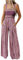 Jumpsuit Damen Festlich Hawaii V-Ausschnitt Playsuit Overall+Damen+Sommer Mit Taschen Cargohose Sommerhose Träger Musselin Jumpsuits Outdoorhose Festlich Jumpsuit Mädchen Festlich（Lila，S）