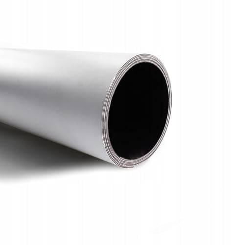 PD Media Magnetfolie - 61 x 100 cm - Tafelfolie Magnet Schneidbar Personalisierbar - 0,4 mm Weiß
